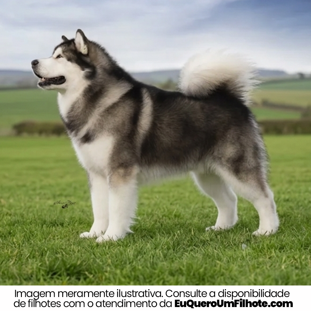 Cachorro Alaskan Malamute adulto - EuQueroUmFilhote
