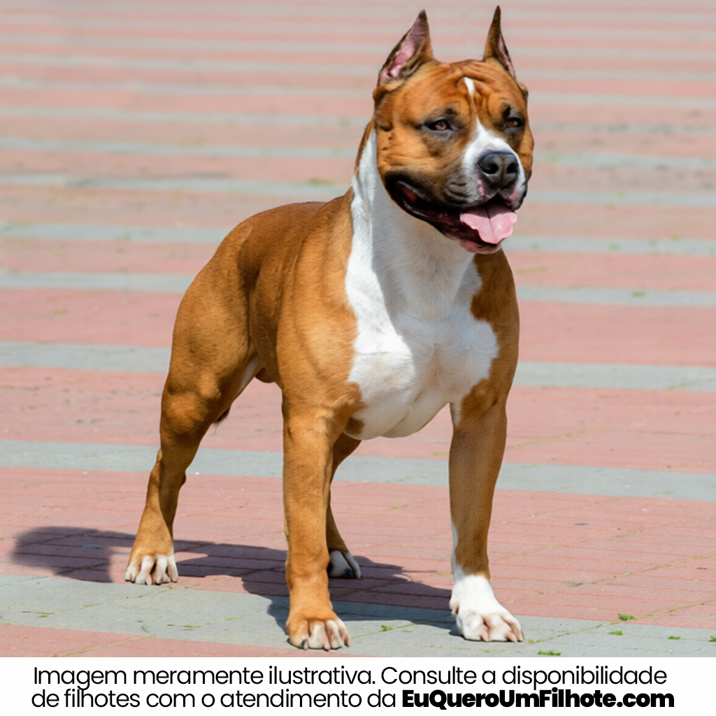 Cachorro American Staffordshire Terrier adulto - EuQueroUmFilhote