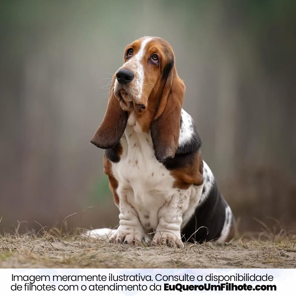 Cachorro Basset Hound adulto - EuQueroUmFilhote