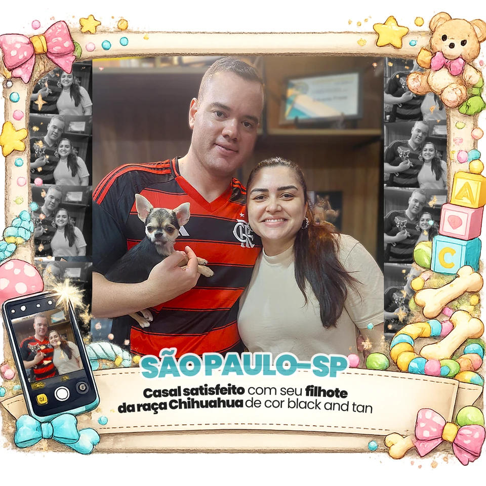 Cliente e seu pet — foto do acervo Eu Quero Um Filhote