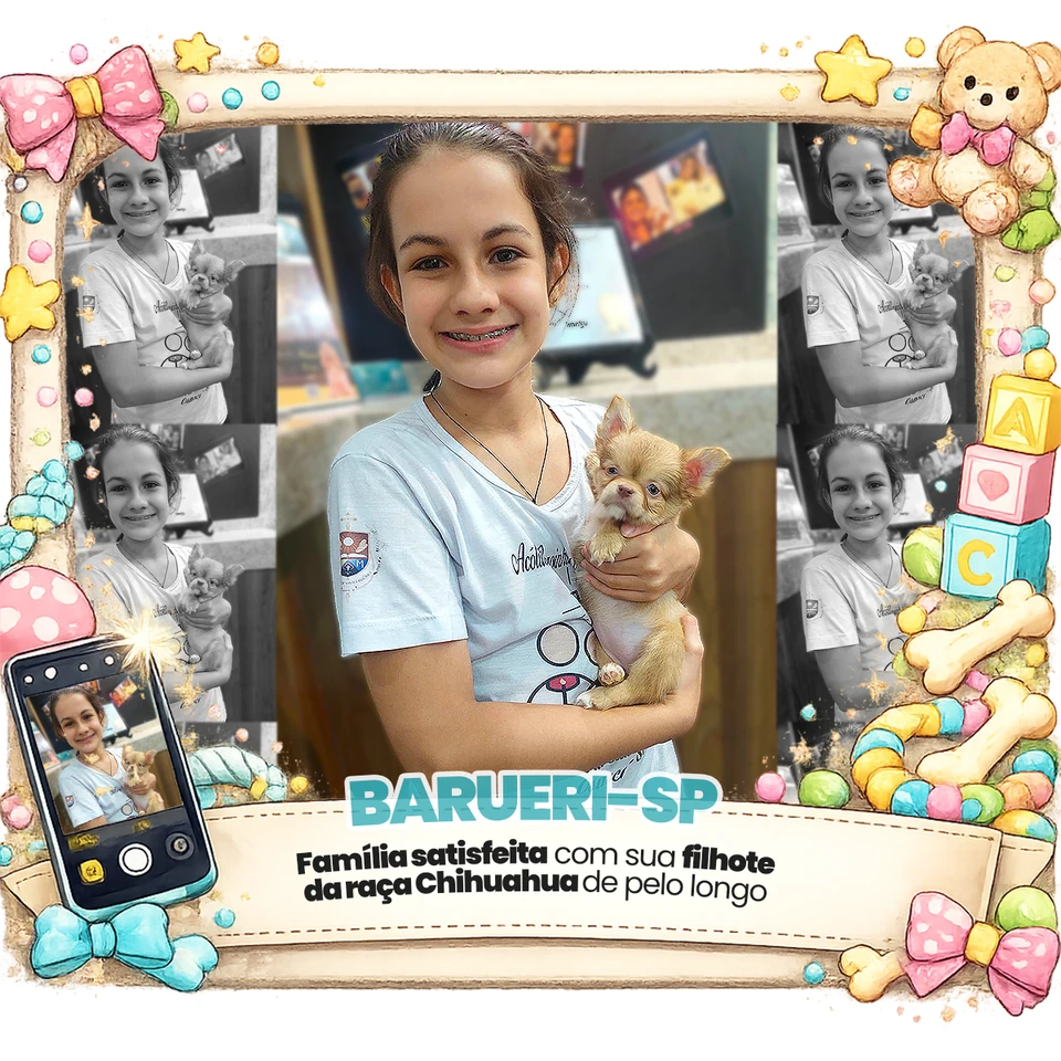 Cliente e seu pet — foto do acervo Eu Quero Um Filhote