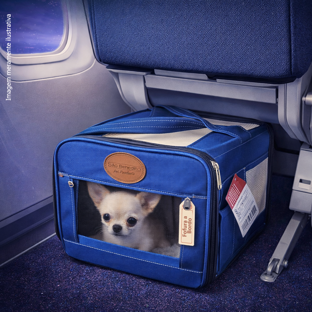 Kennel de Transporte na Cabine